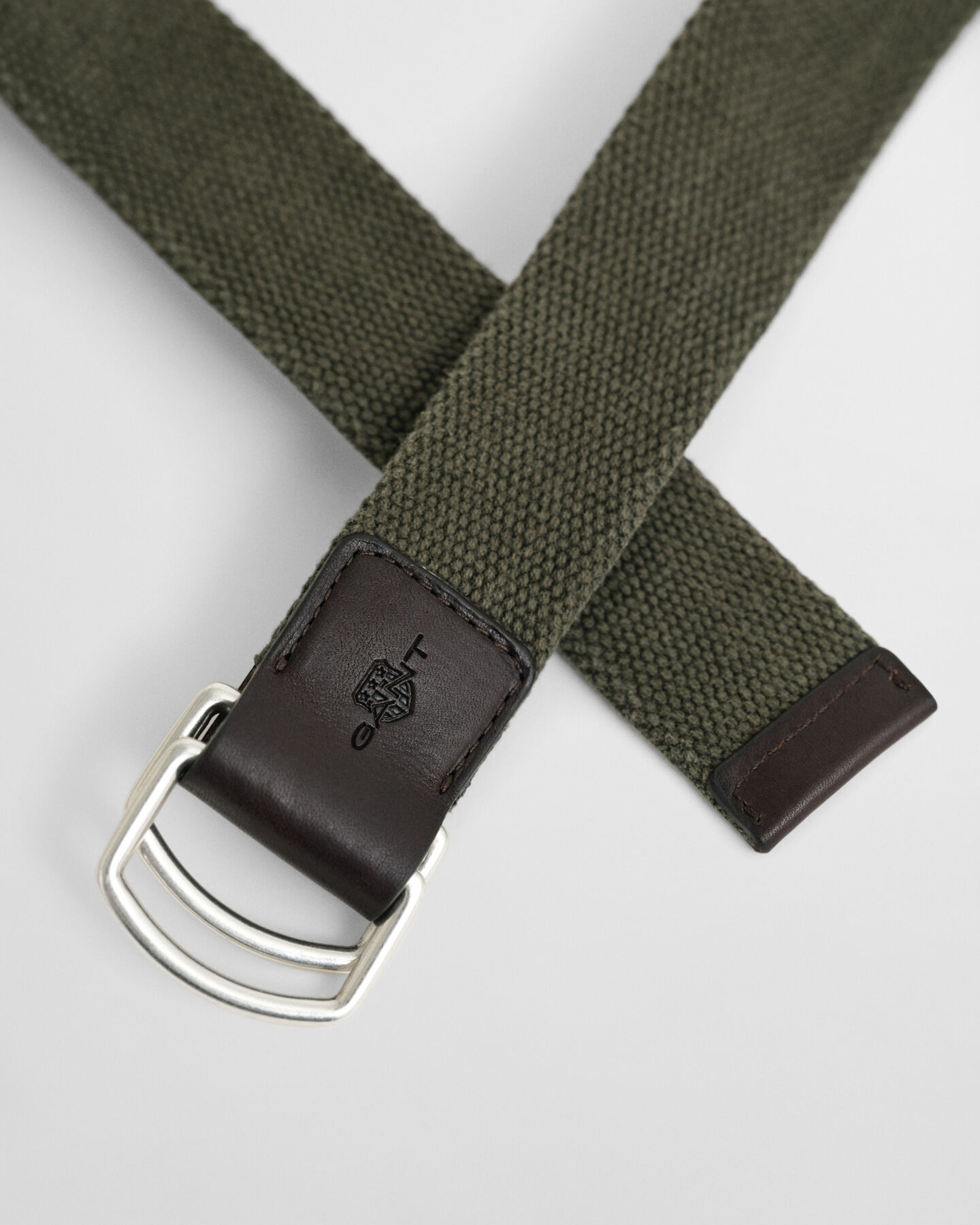 Cinto em tecido resistente com efeito desgastado