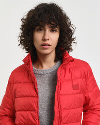 Blusão de penas leve com logótipo