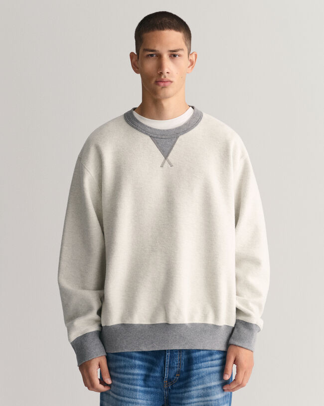 Sweatshirt com decote redondo Reversed