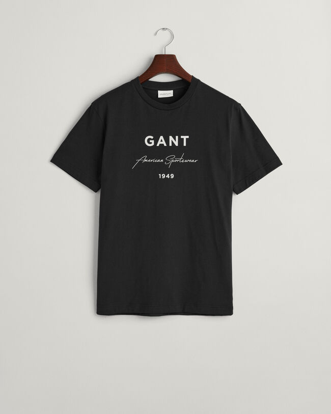 T-shirt com estampado GANT Script Graphic