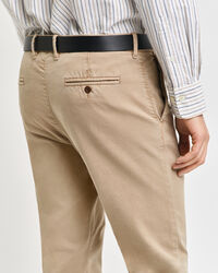 Calças chino Dobby Structured slim fit