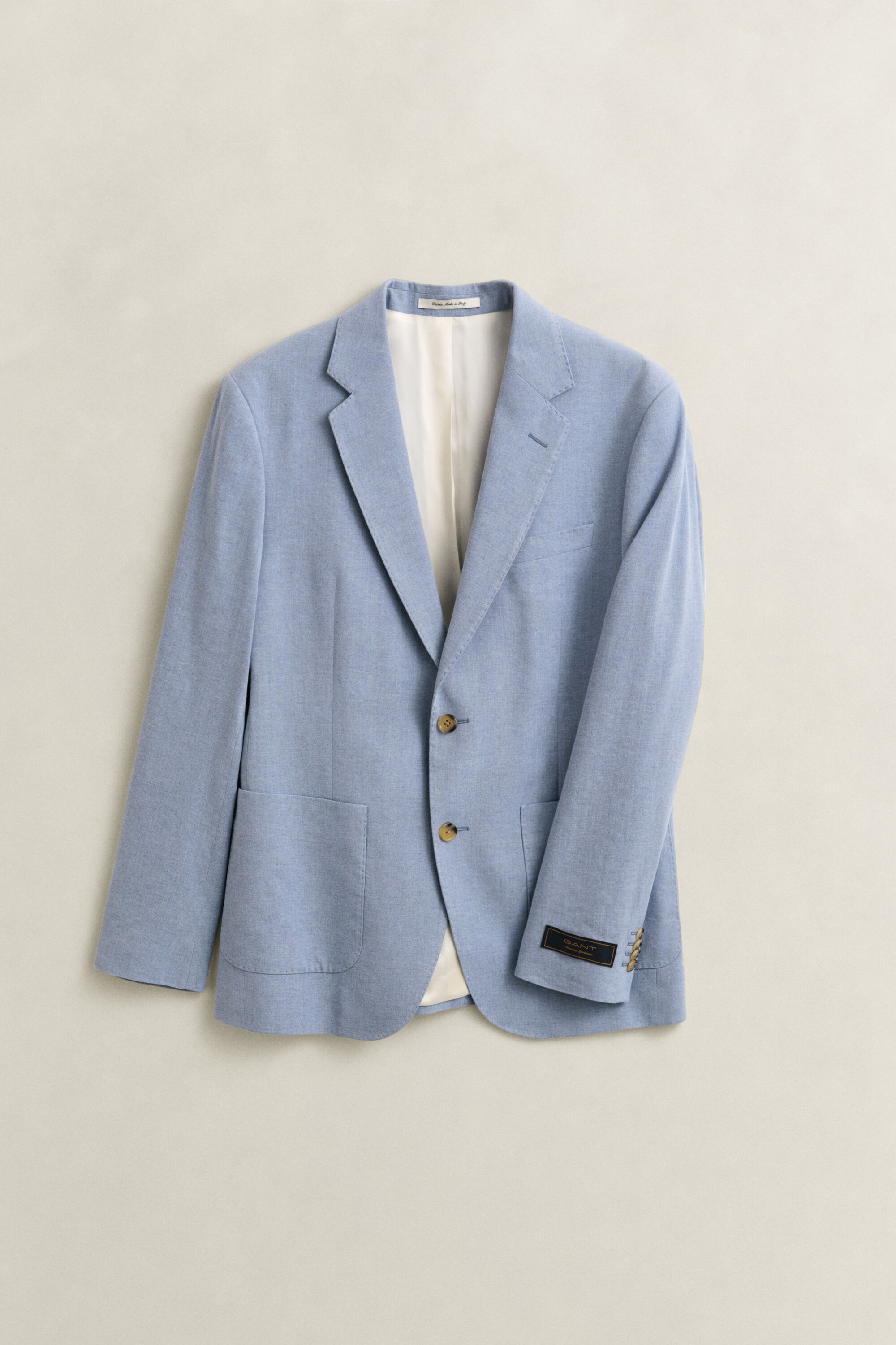 Casaco de fato em mistura de linho