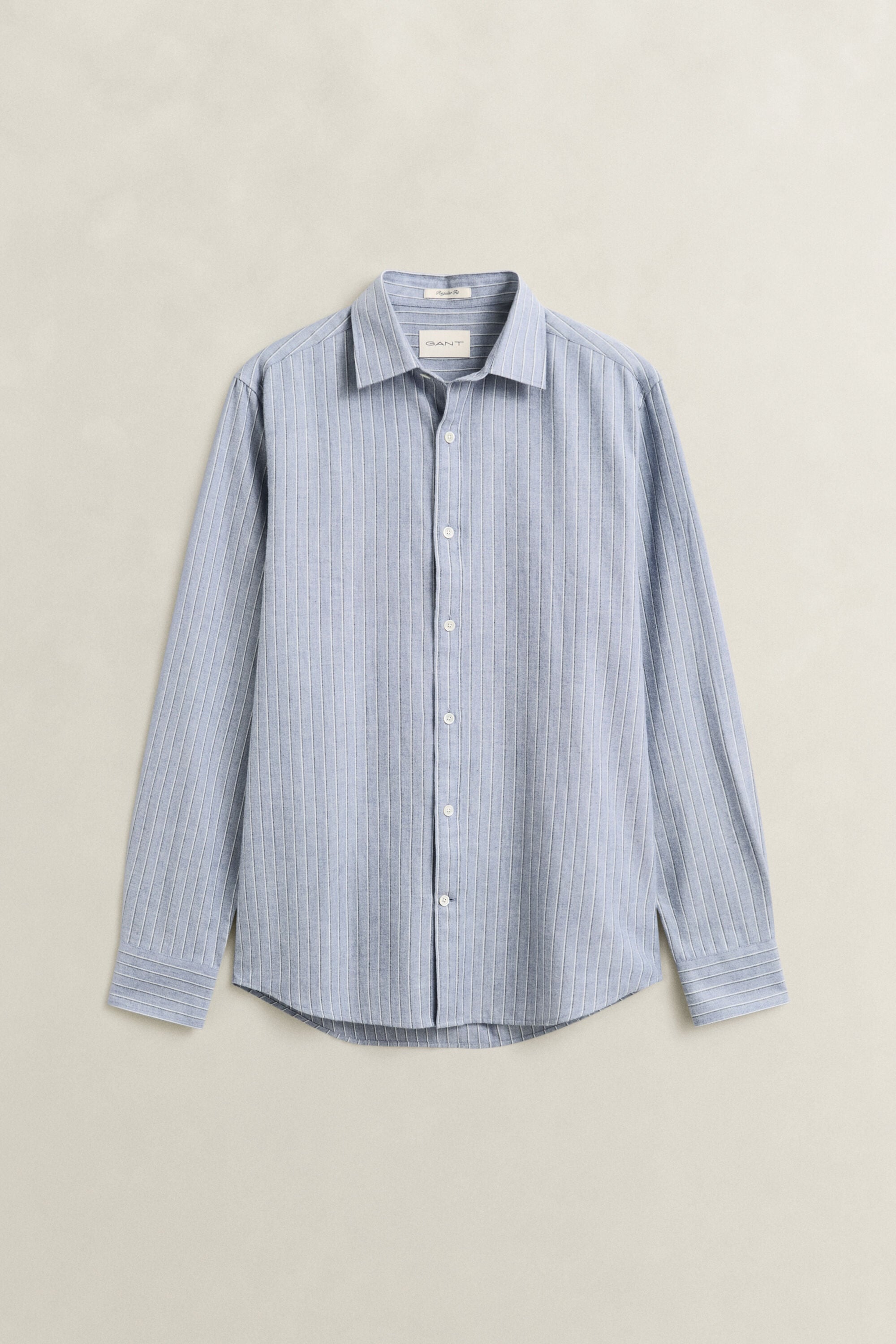 Camisa de flanela às riscas Mélange