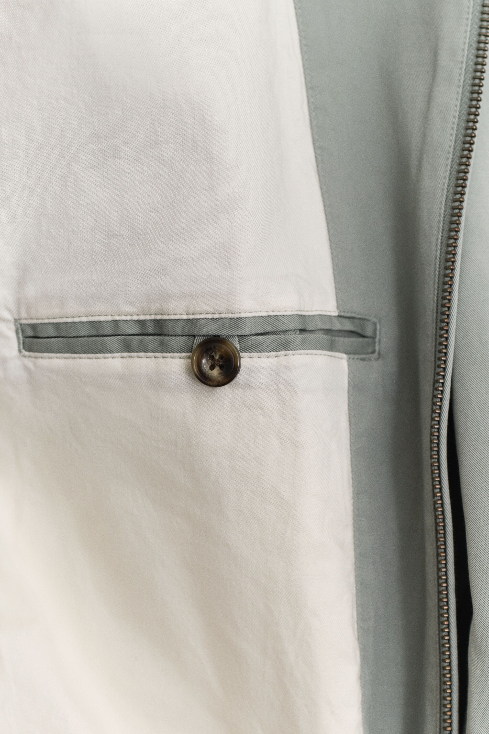 Casaco Windcheater em algodão