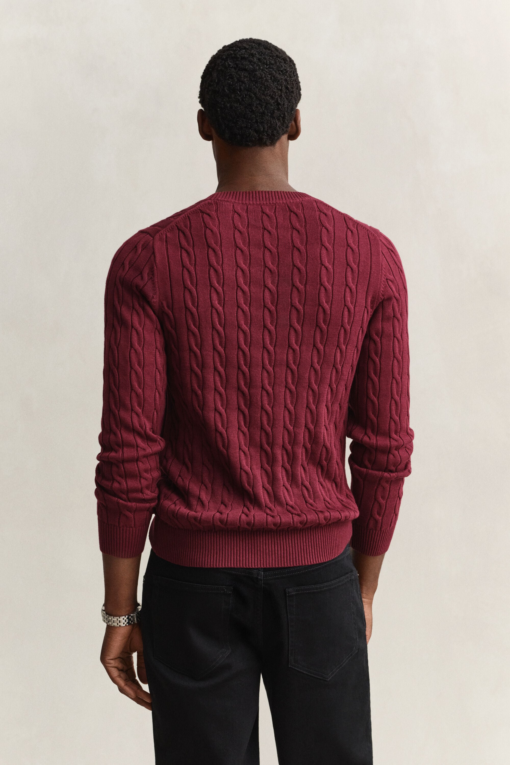 Camisola em malha entrançada Classic