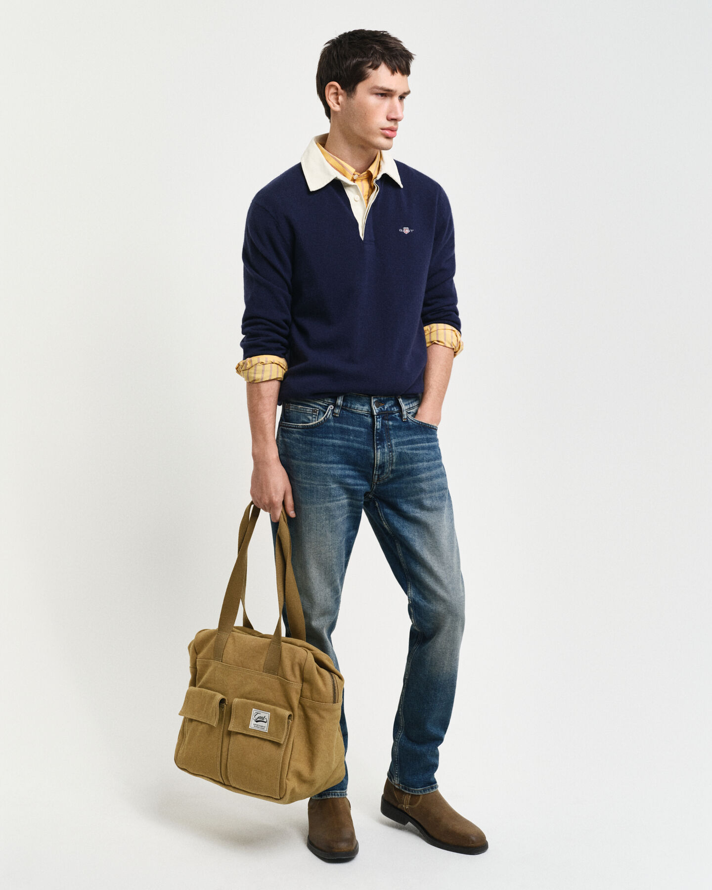 Cal&ccedil;as de ganga com efeito de lavagem vintage slim fit