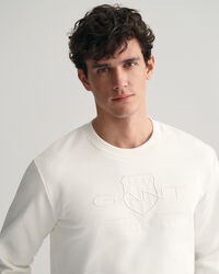 Sweatshirt com decote redondo Tonal Shield