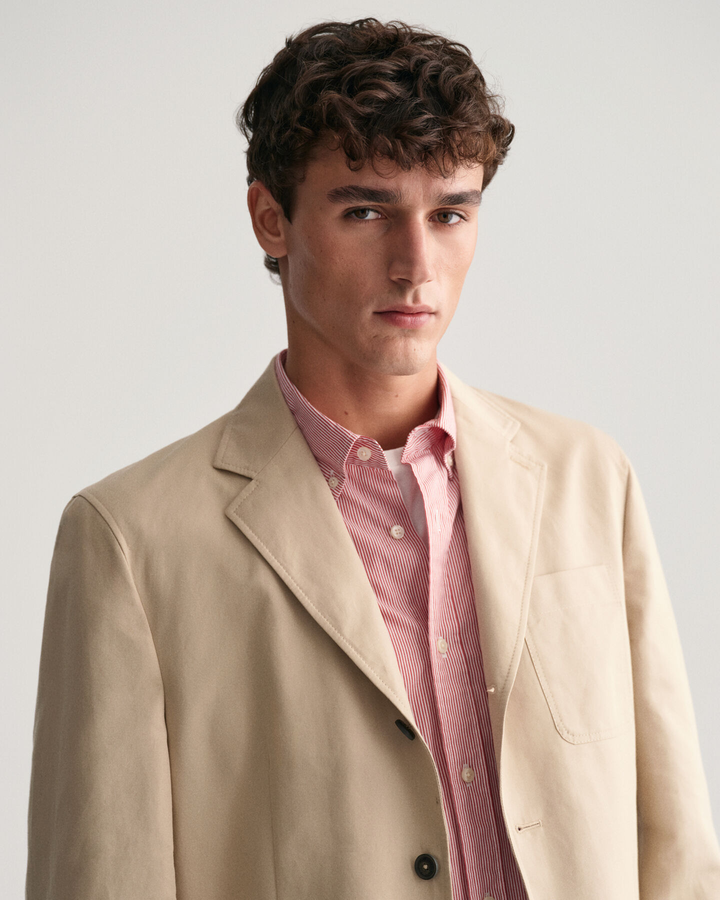 Blazer em algodão regular fit