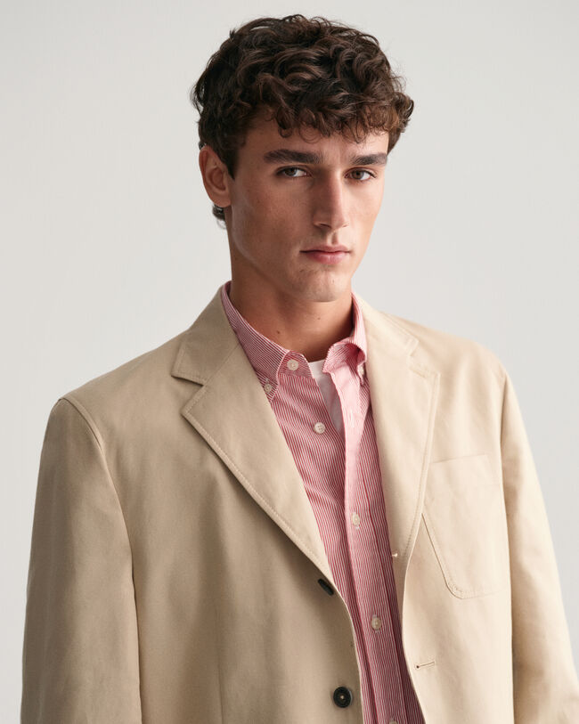 Blazer em algodão regular fit