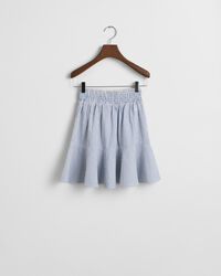 Camisa Seersucker &agrave;s riscas com franzidos Teen Girls