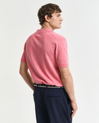 Camisola de malha estilo polo com manga curta Sunfaded