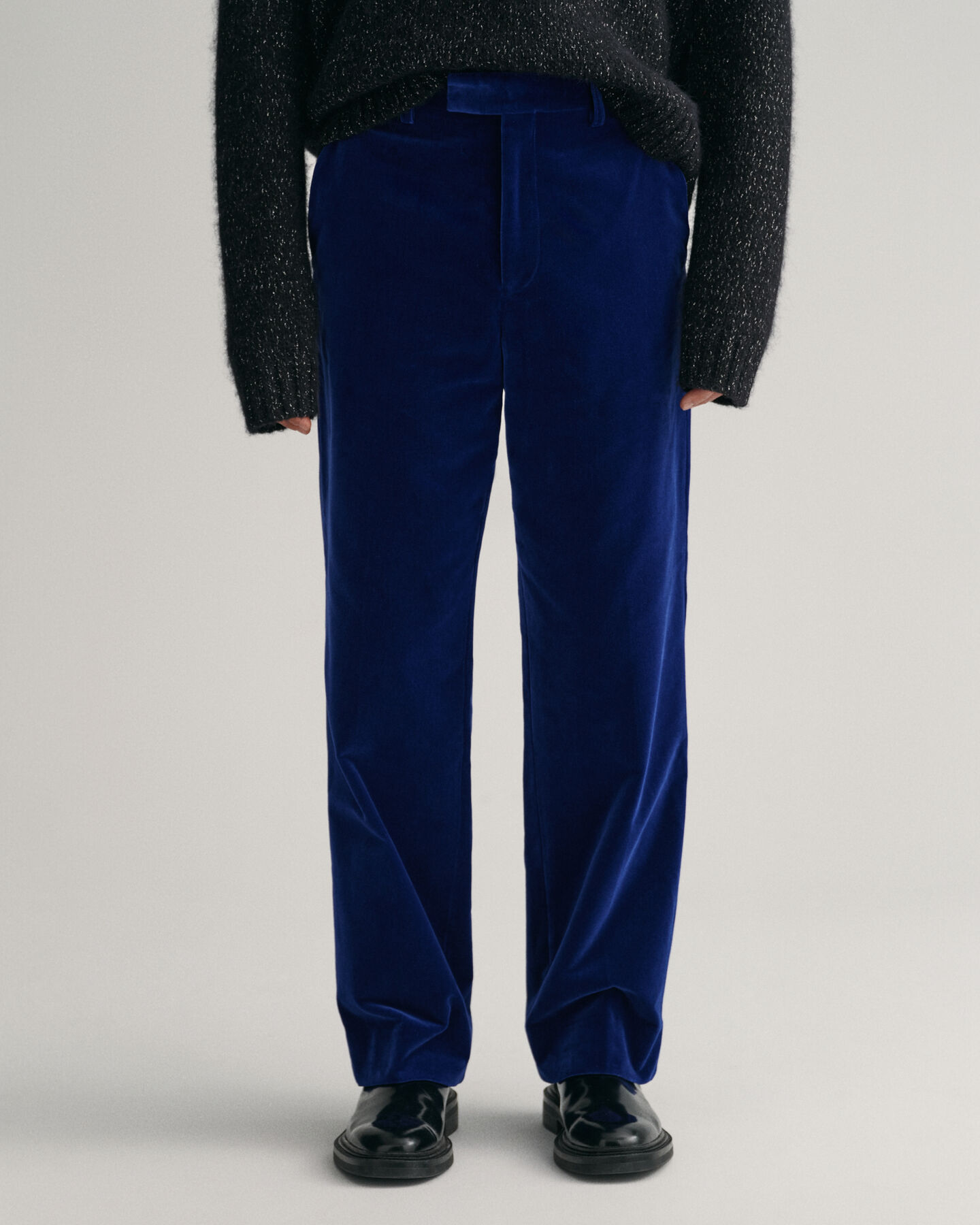 Cal&ccedil;as de fato em veludo