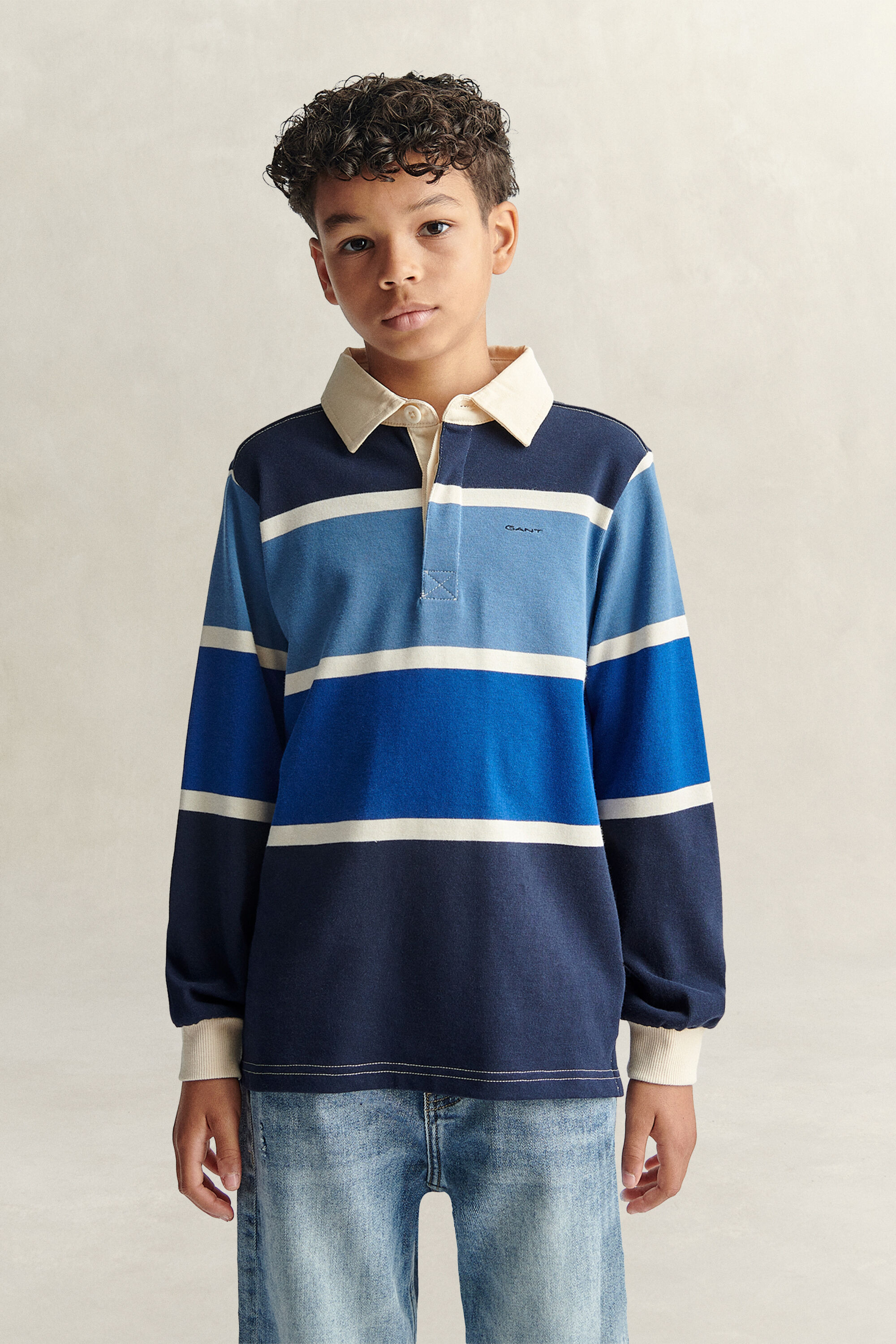 Rugger Graphic às riscas Teen Boys