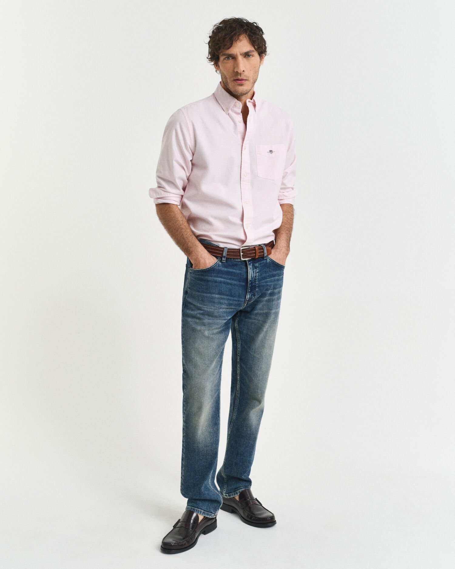 Camisa Oxford clássica regular fit