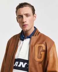 GANT Varsity Jacket em pele