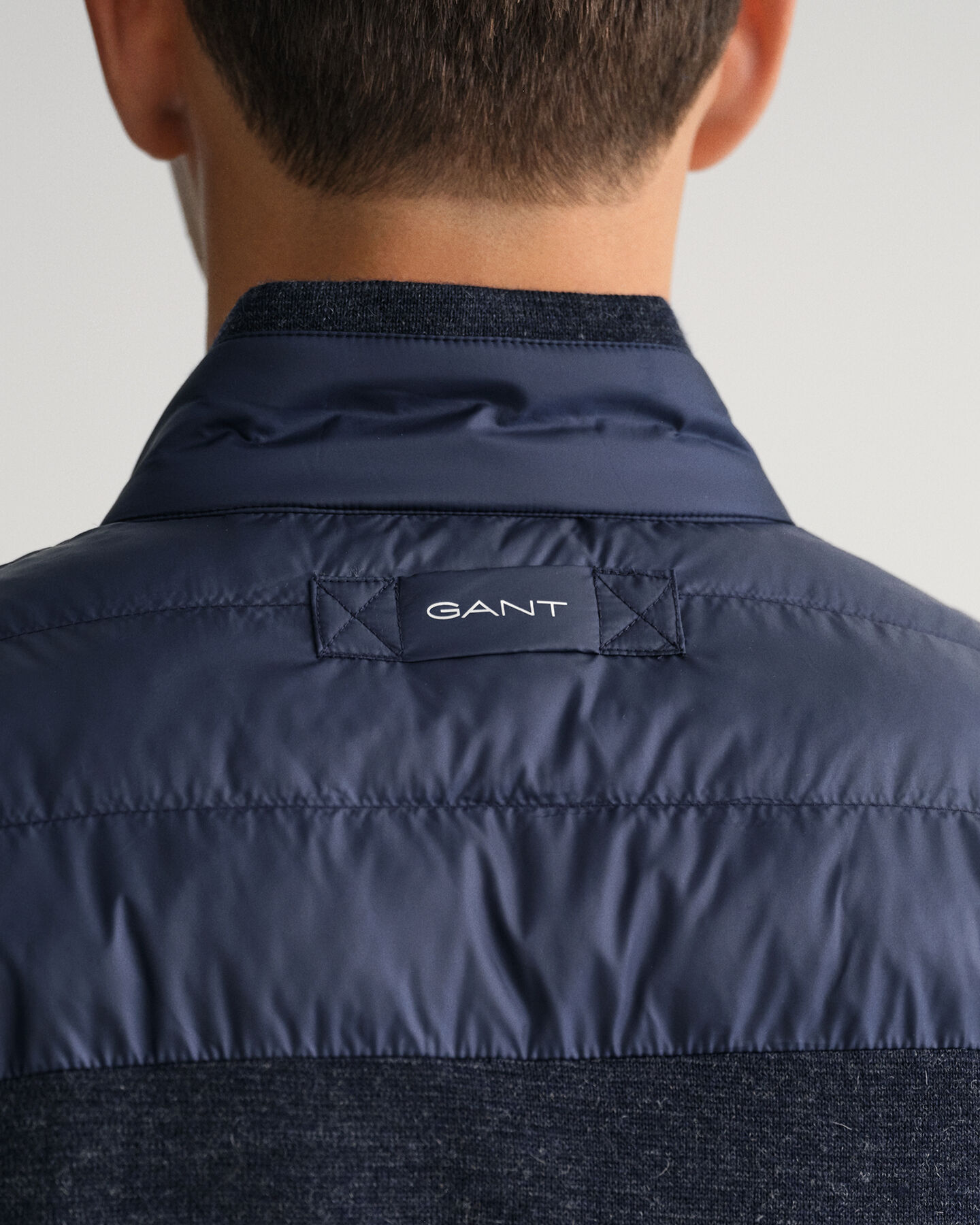 Blusão acolchoado leve Mixed Media