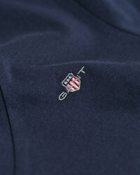 T-shirt com decote em V Shield