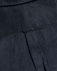 Camisa em chambray de linho regular fit