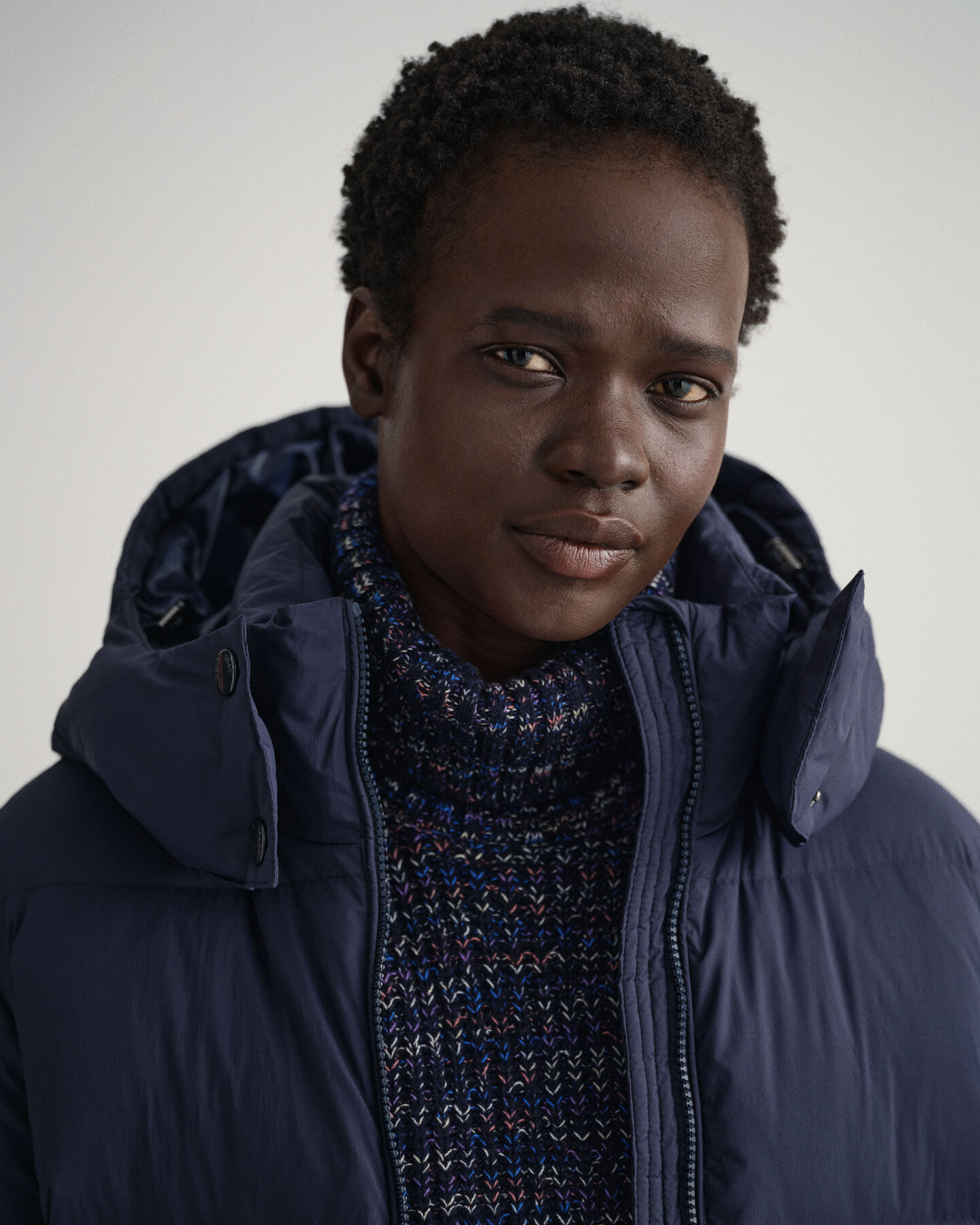 Sobretudo de penas comprido