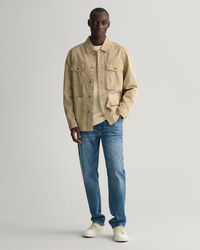 Pulover com decote redondo leve Texture