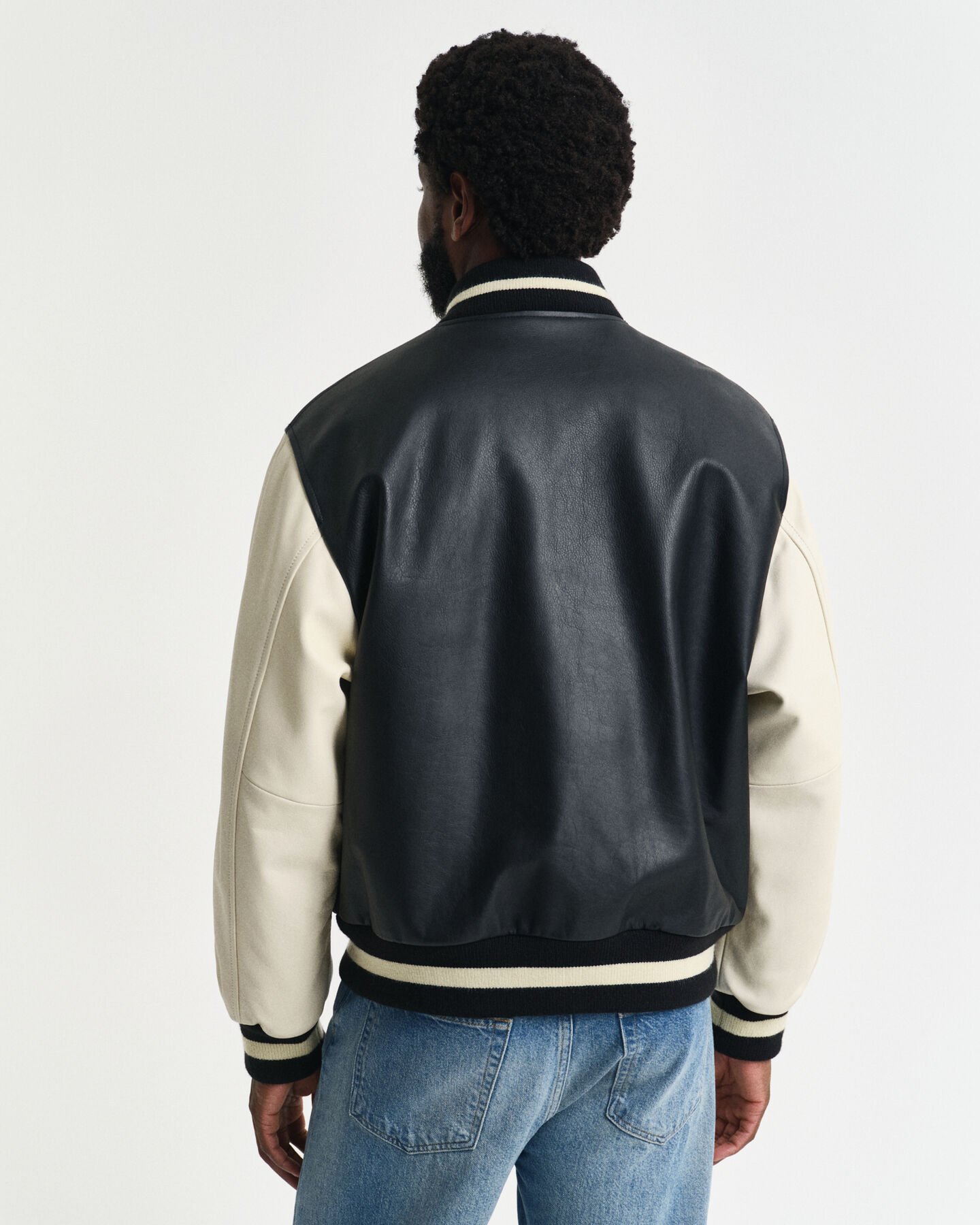 GANT Varsity Jacket em pele