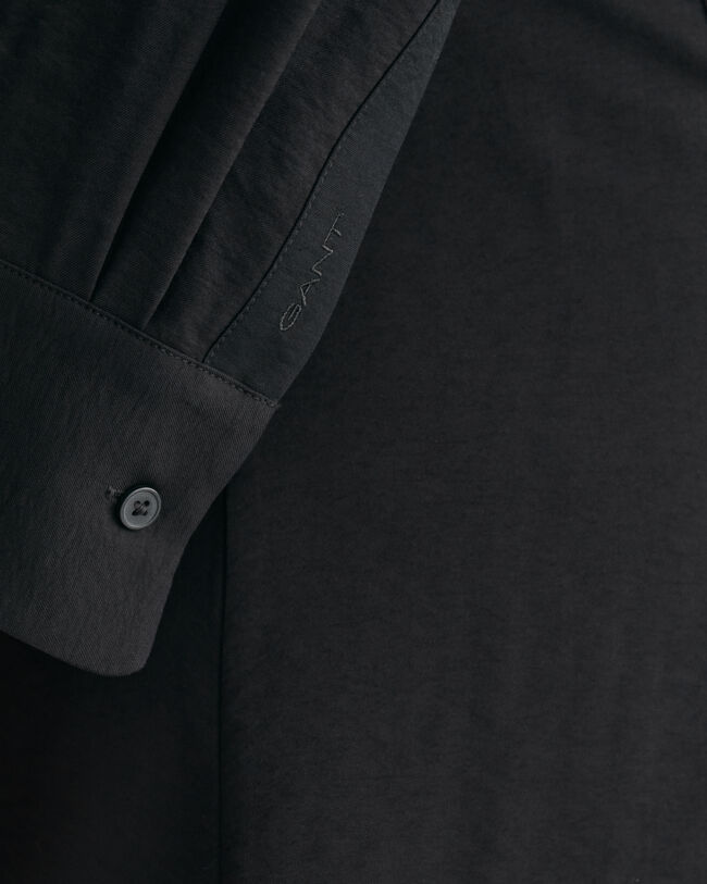 Vestido-camisa de trespasse