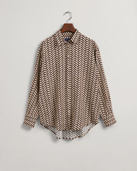 Camisa Geometric relaxed fit