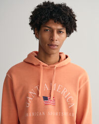Sweatshirt com capuz GANT USA Sunfaded