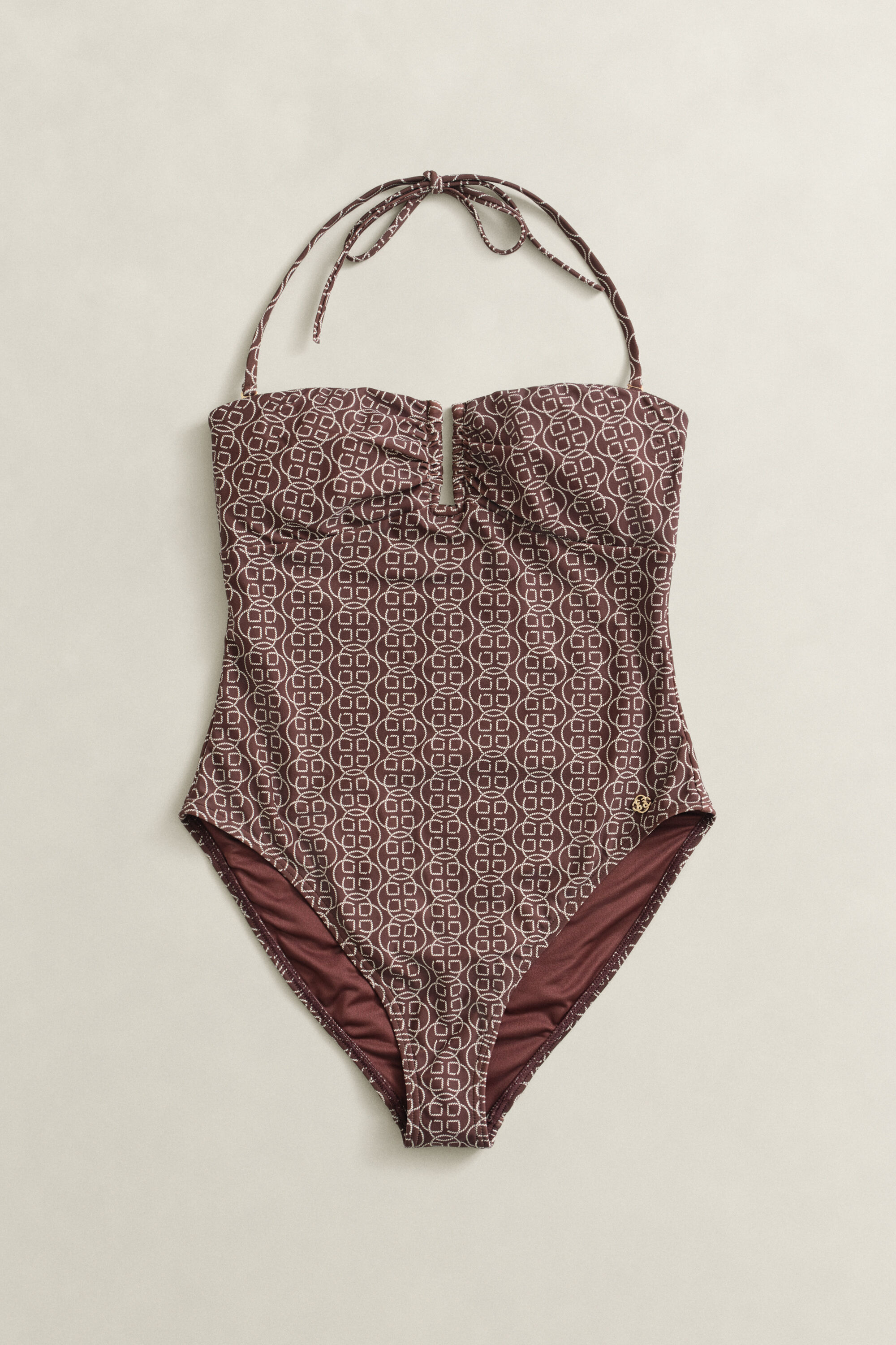 Fato de banho acolchoado estampado