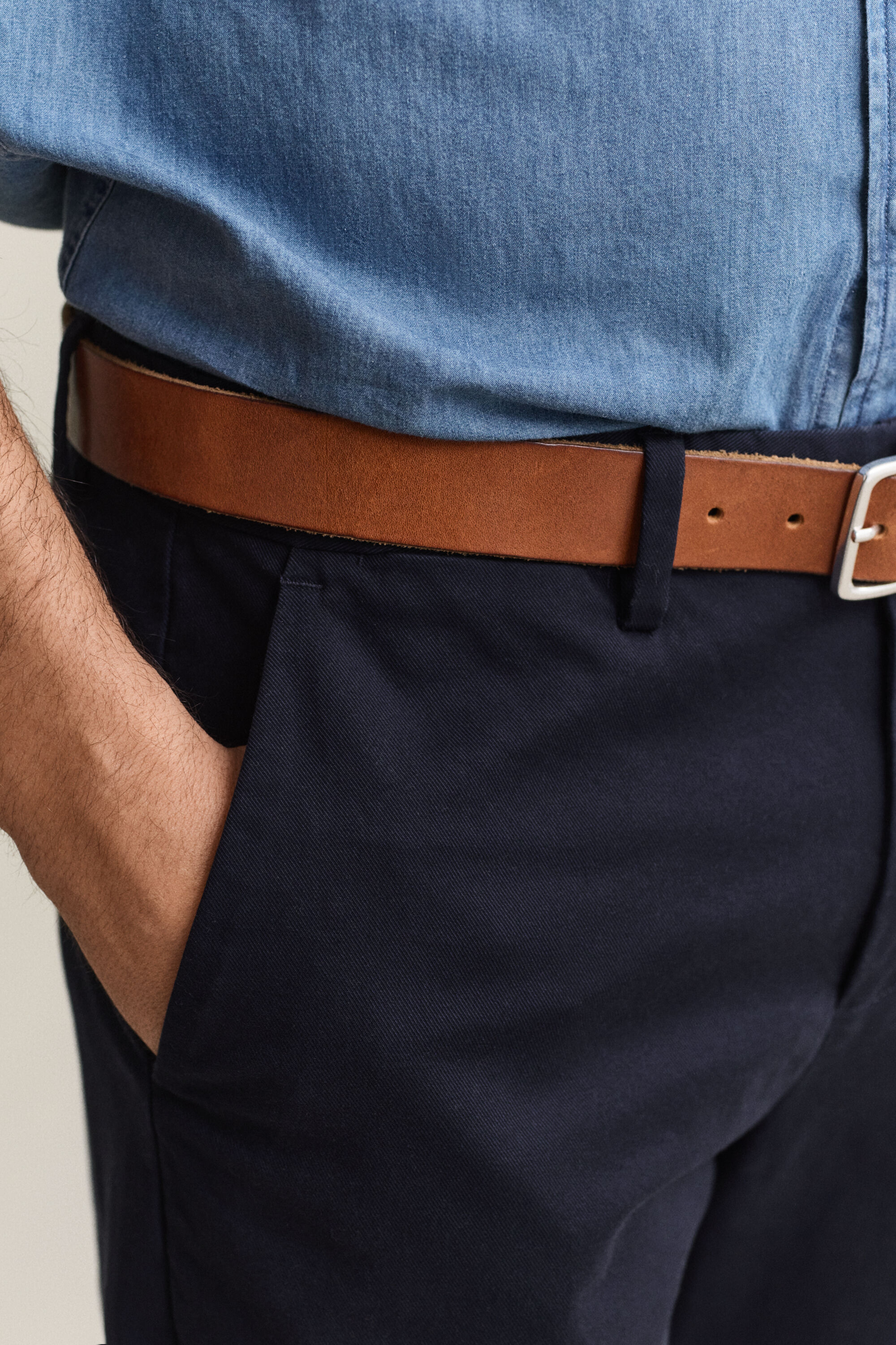 Calças chino elegantes regular fit