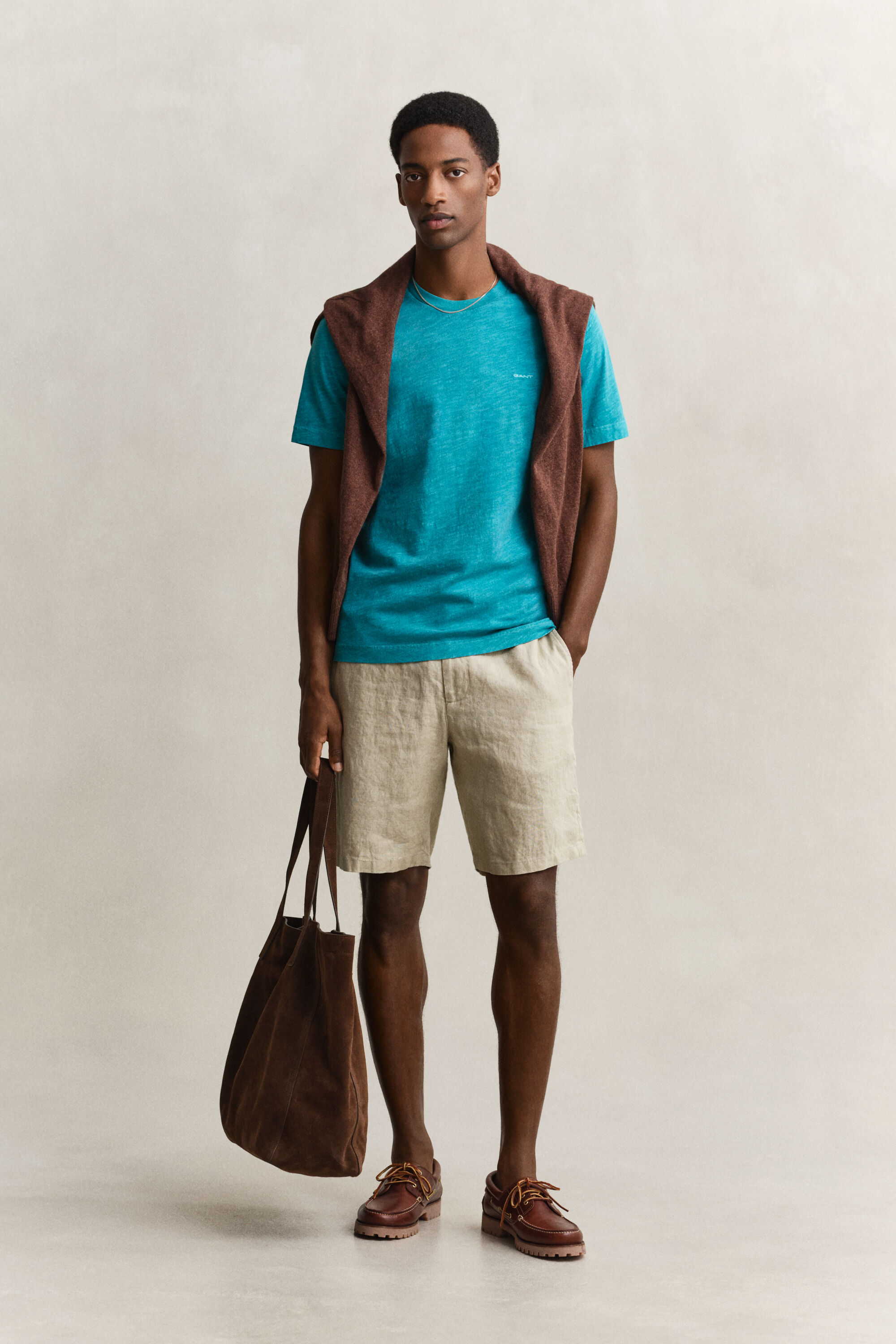 T-shirt com efeito desgastado