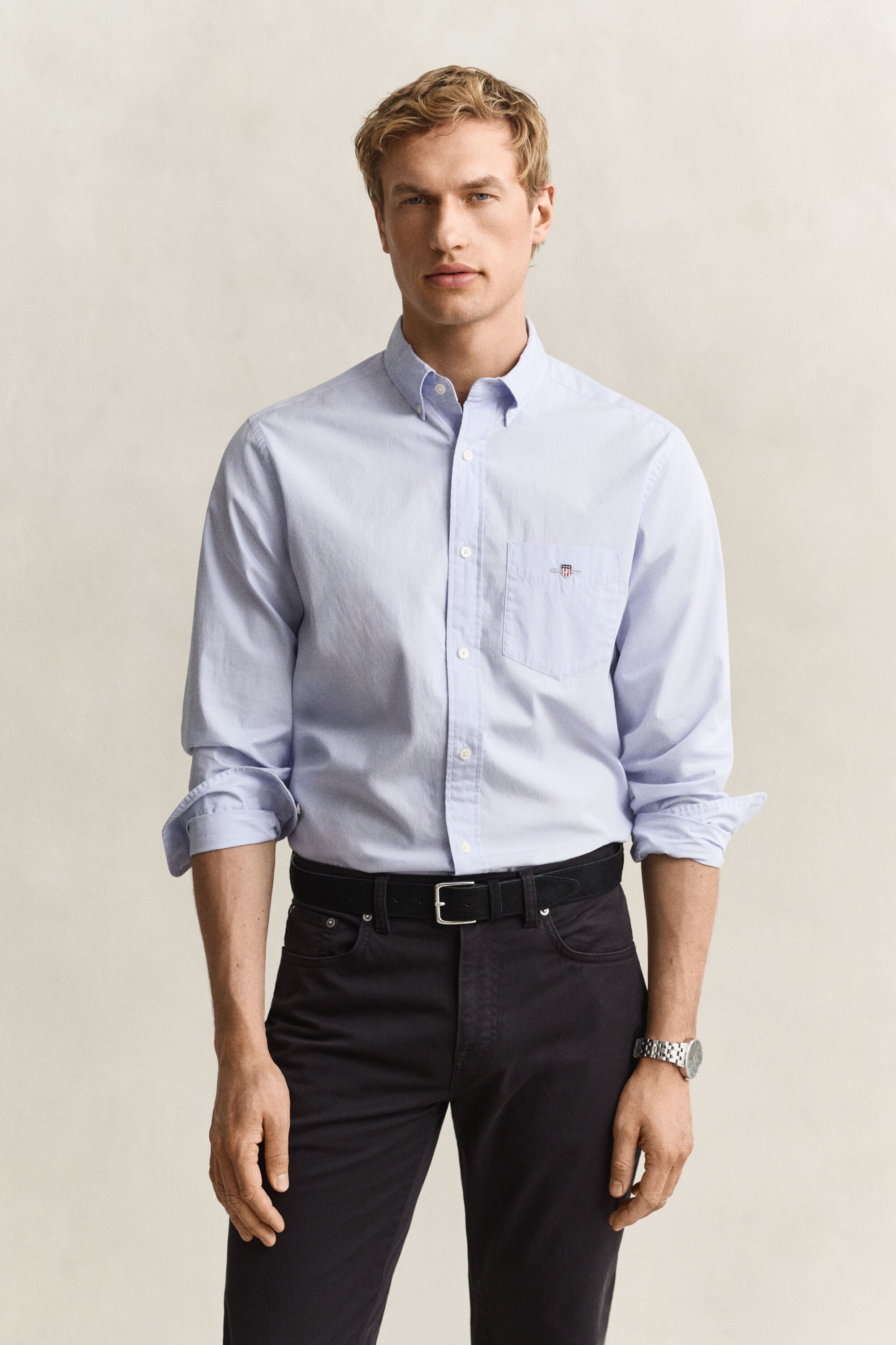 Camisa de popelina Classic regular fit