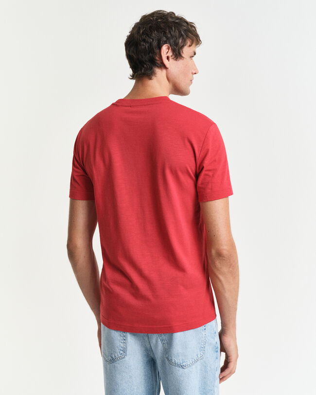 T-shirt com bolso Contrast