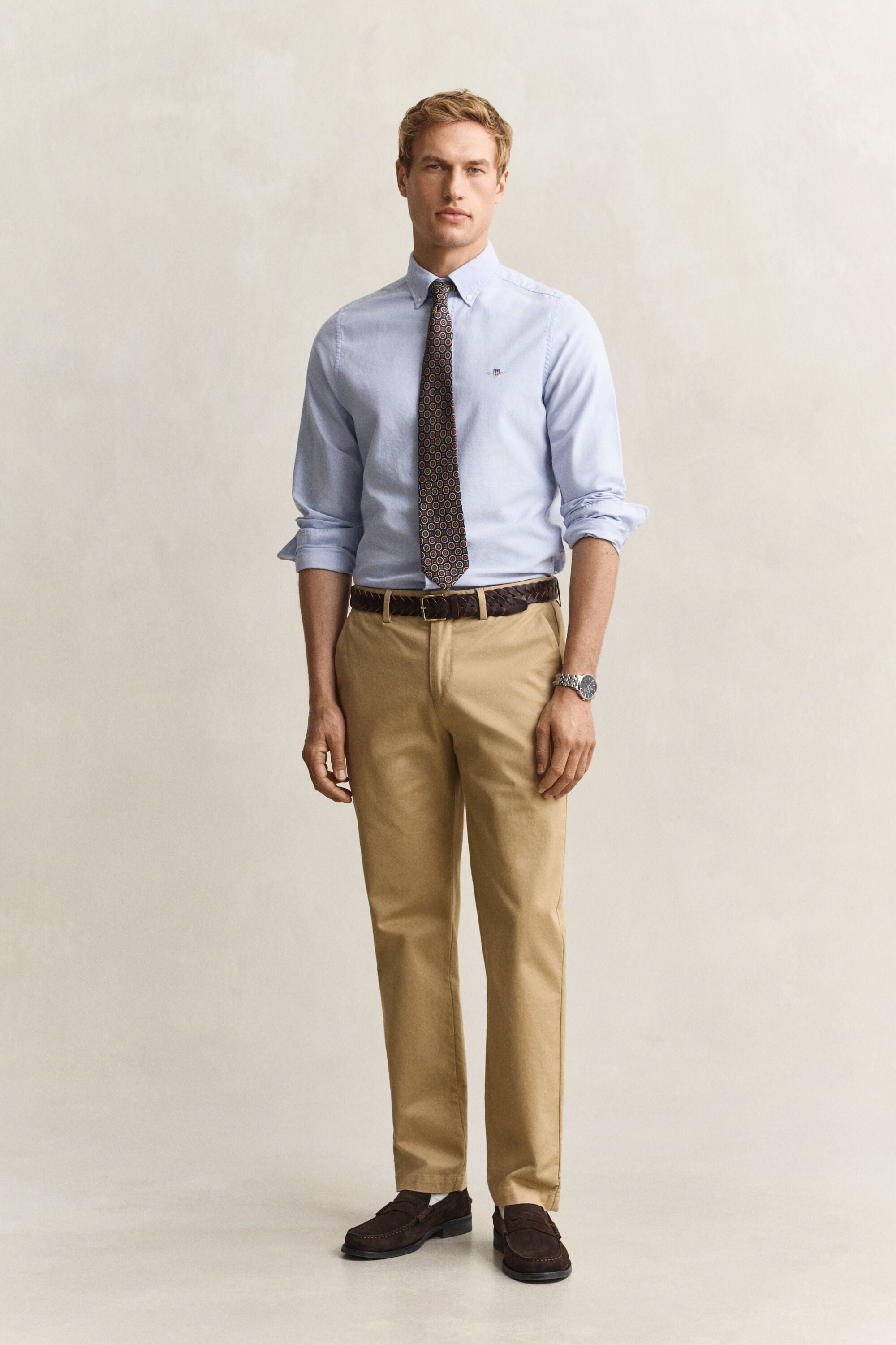 Calças chino elegantes regular fit