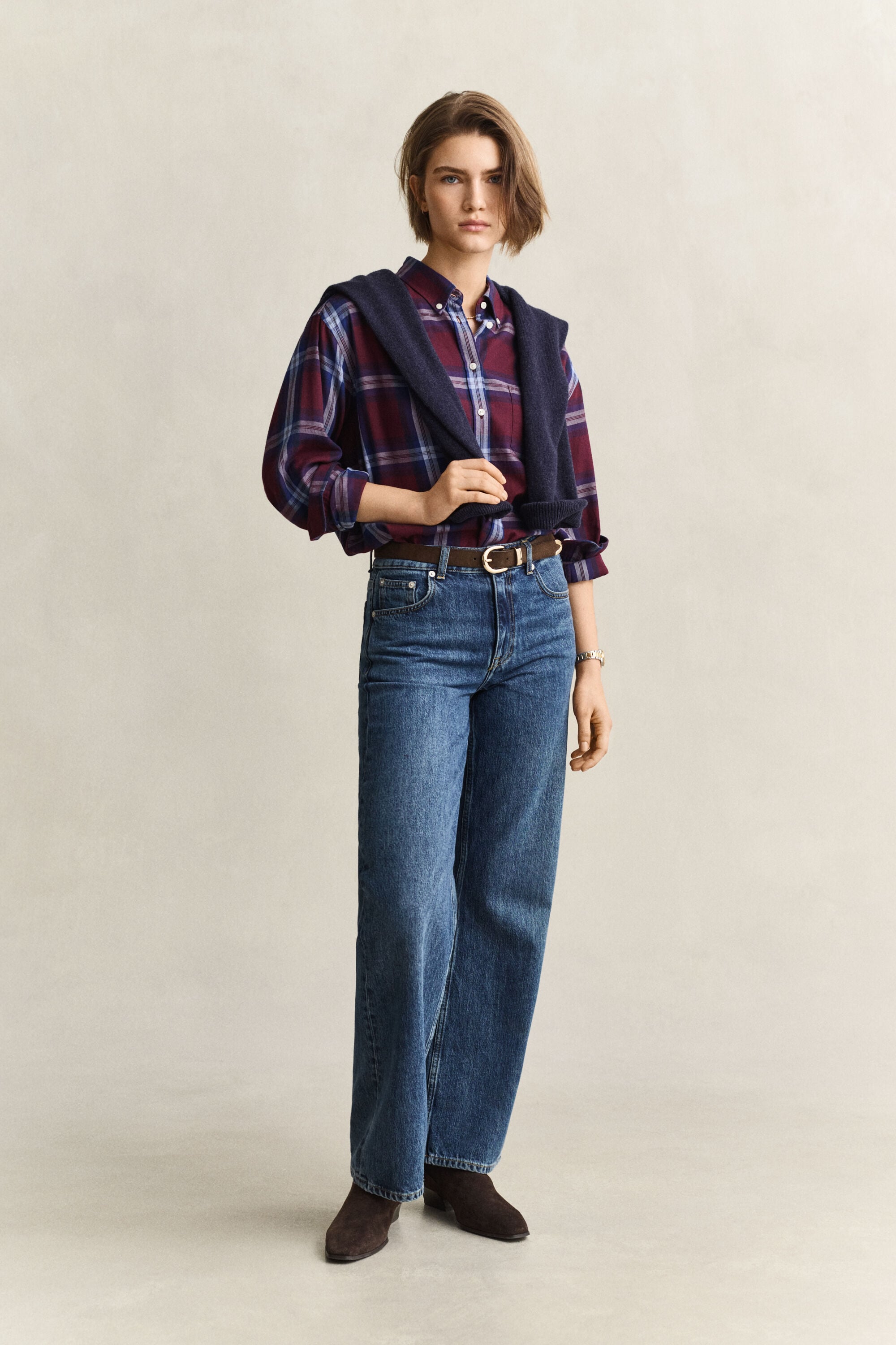 Camisa de flanela relaxed fit