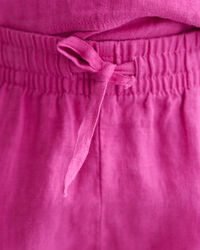 Cal&ccedil;&otilde;es de linho com folhos Teen Girls