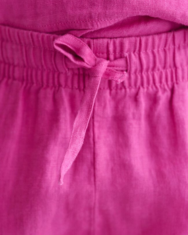 Cal&ccedil;&otilde;es de linho com folhos Teen Girls