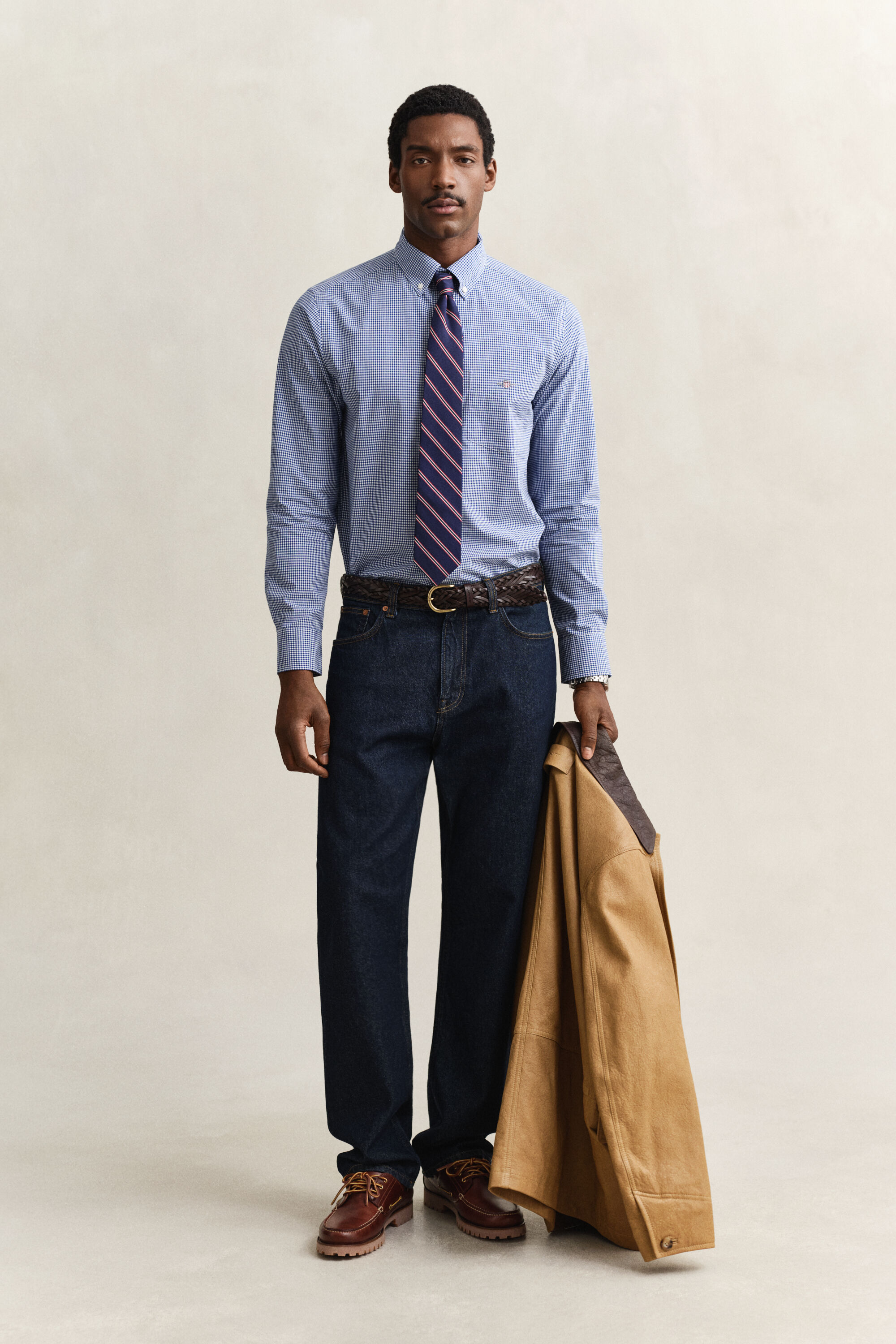 Camisa em popelina Gingham Classic