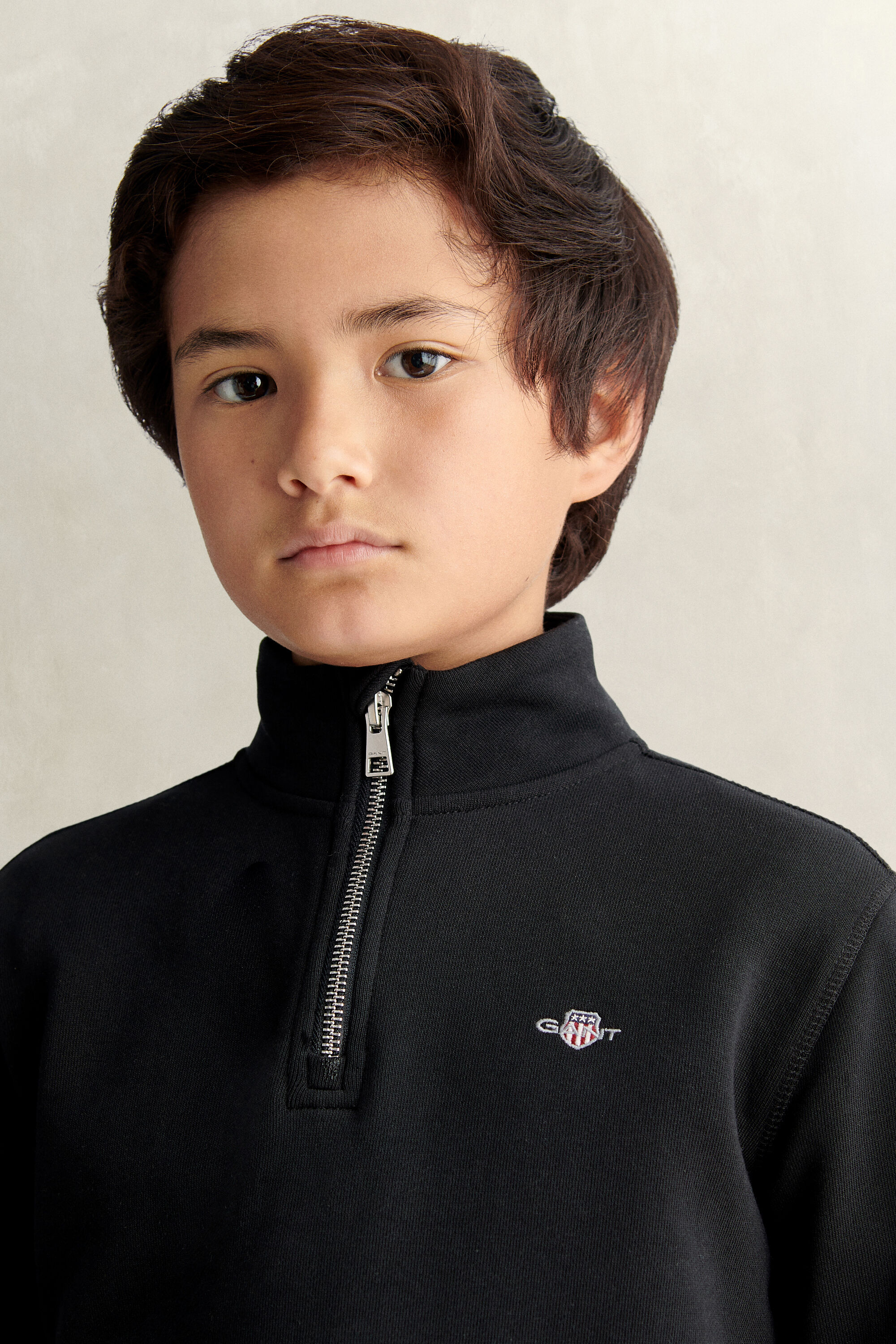 Sweatshirt com meio fecho de correr Shield Teen Boys