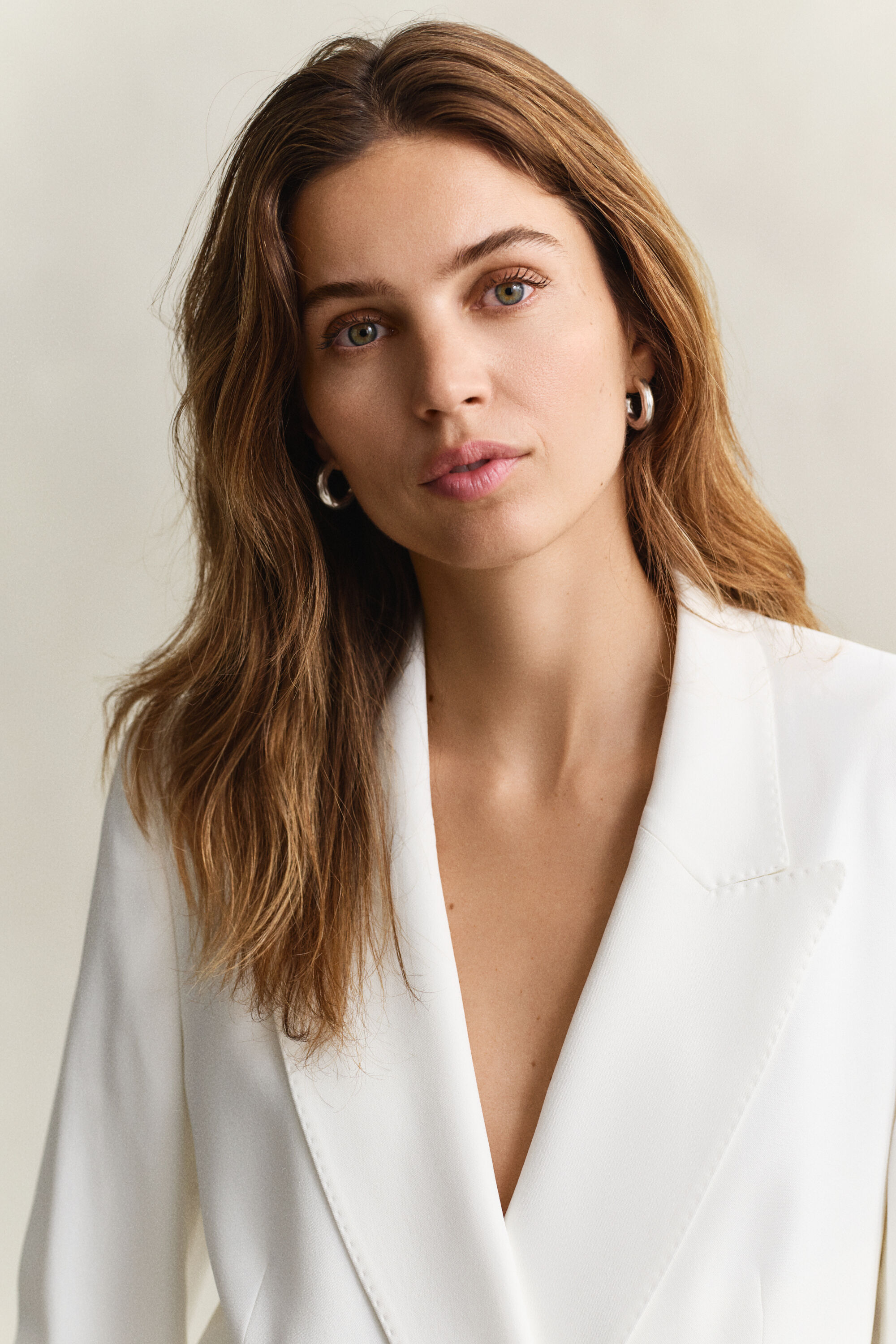 Blazer em tecido crepe