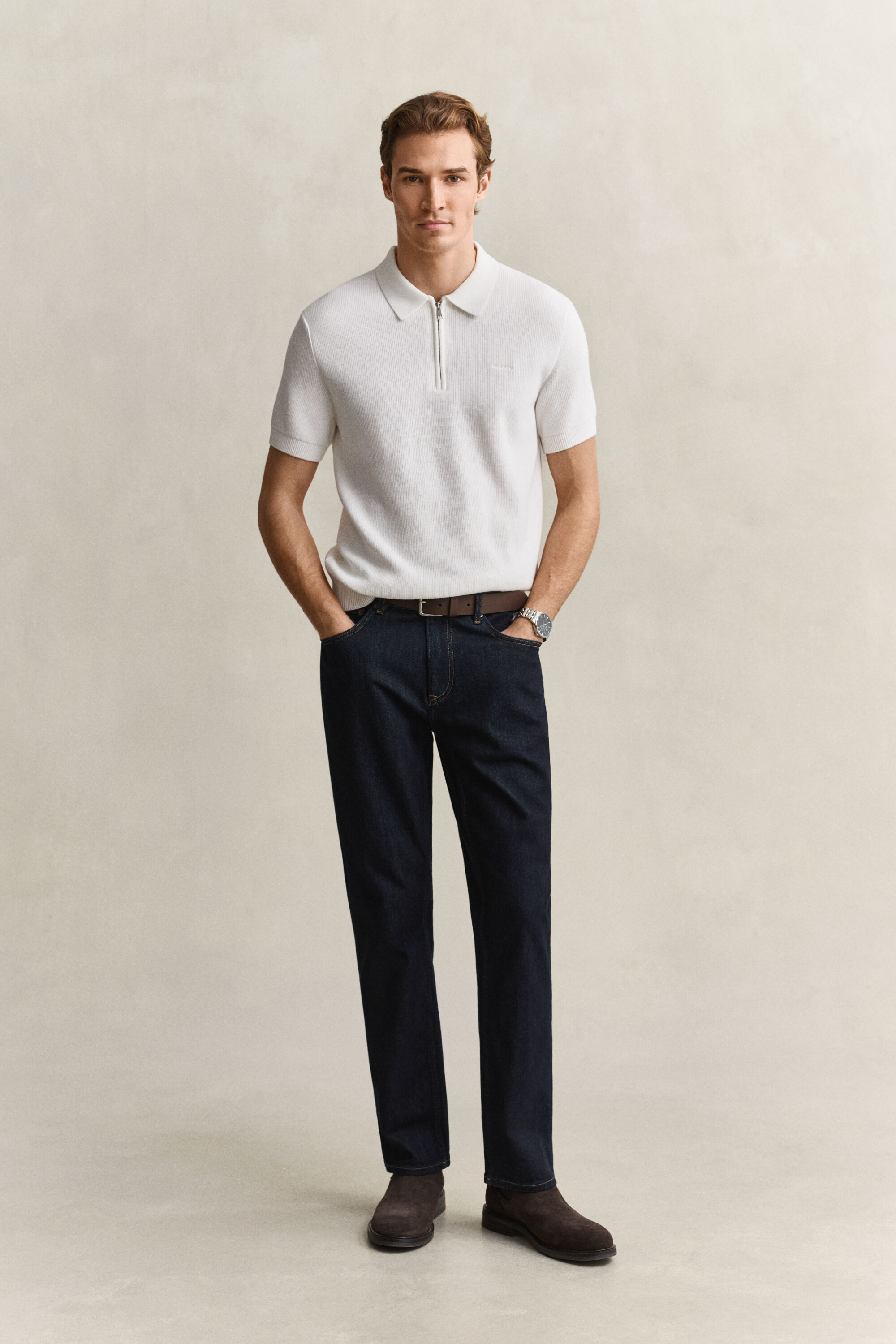 Calças de ganga Clean Wash regular fit