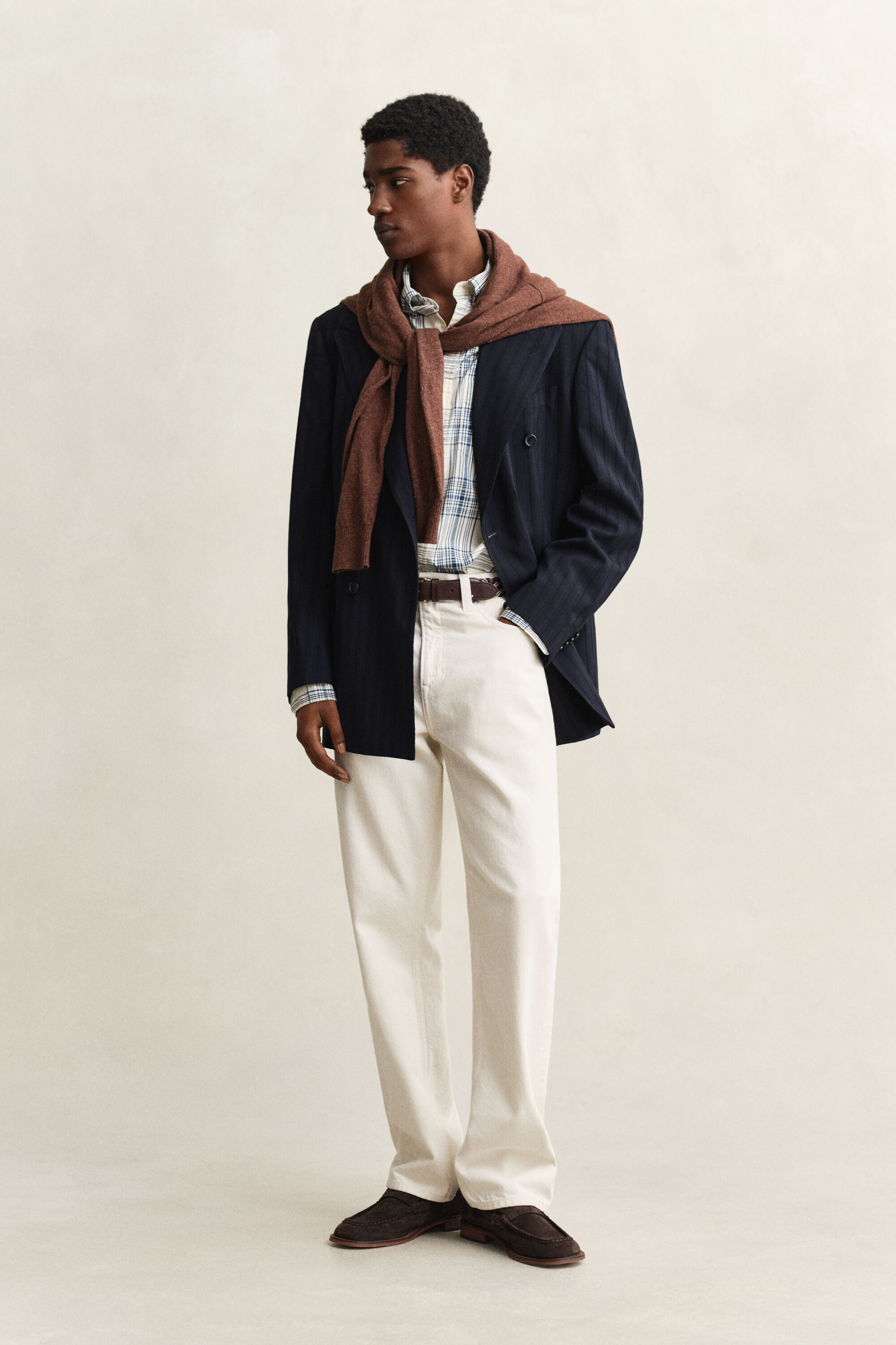 Camisa com padrão de xadrez Dreamy Oxford regular fit