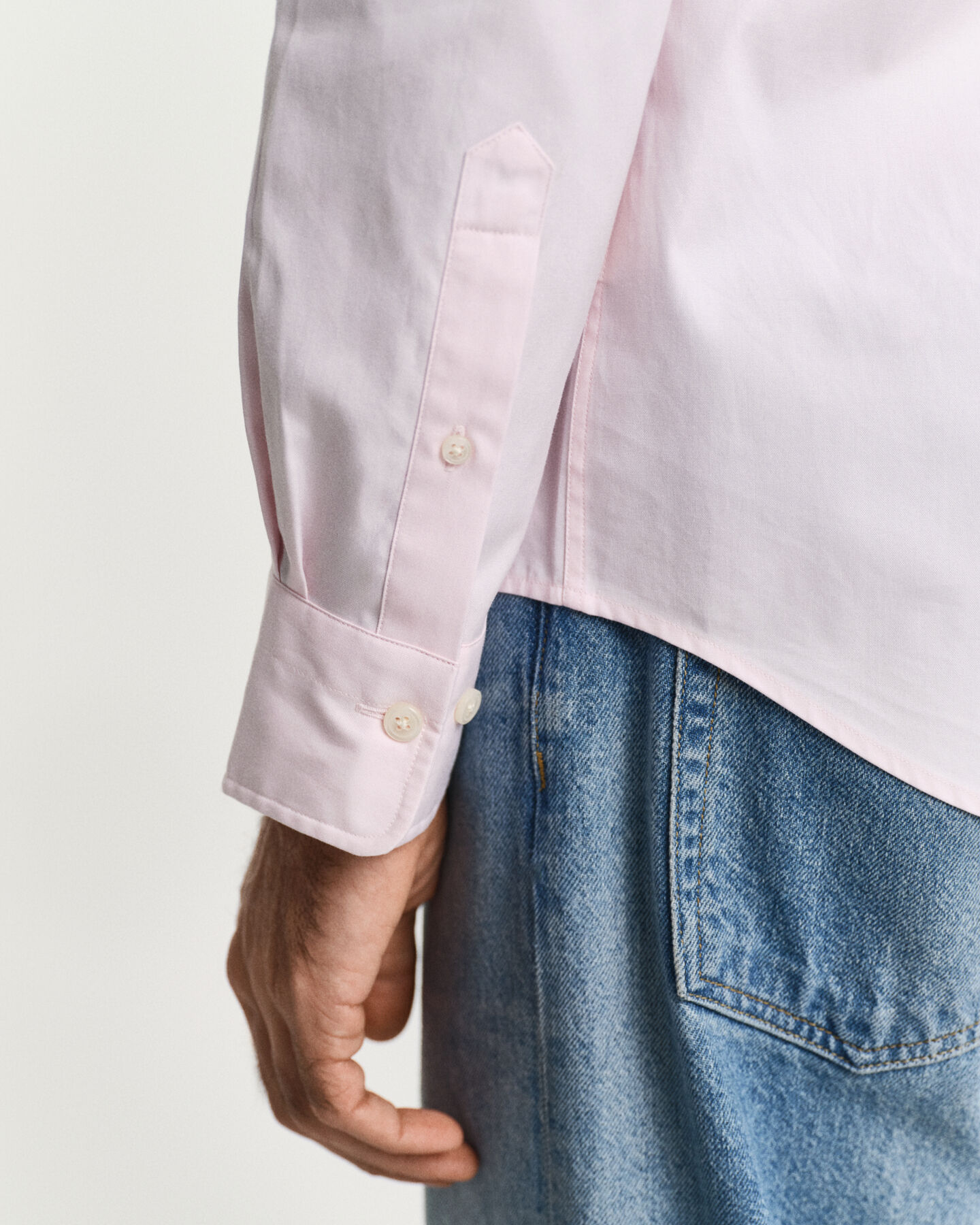 Camisa Oxford pinpoint slim fit