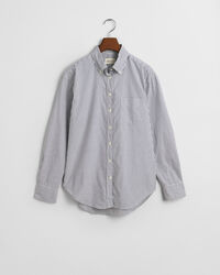 Camisa Luxury Oxford às riscas relaxed fit
