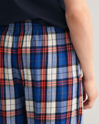 Calças de pijama com padrão de xadrez Teens