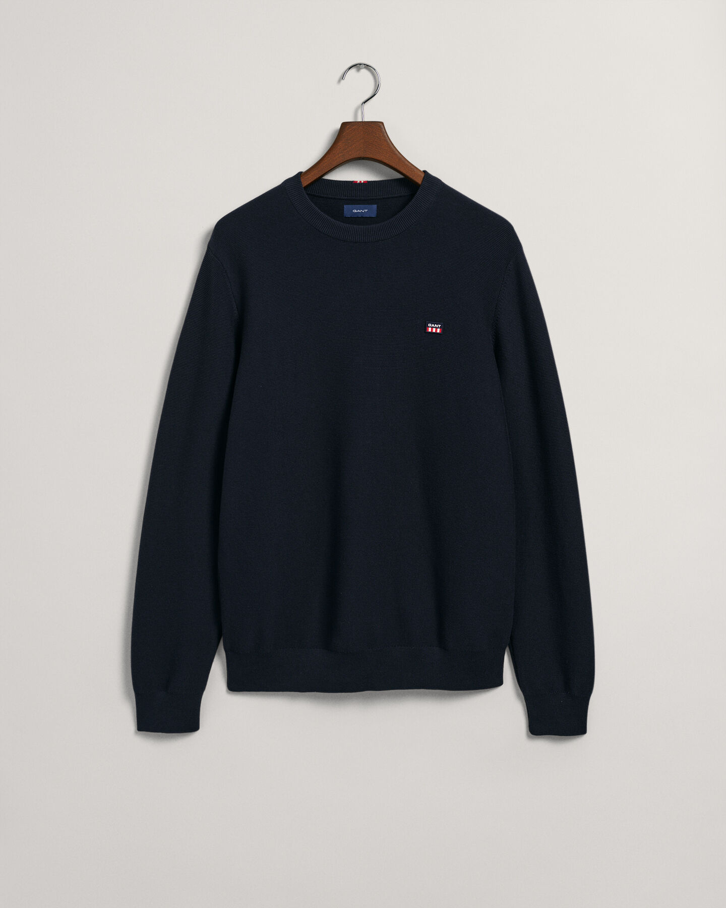 Pulover com decote redondo leve Texture