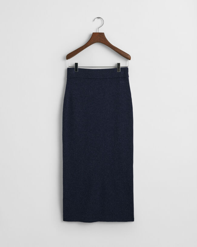 Saia em malha de lã