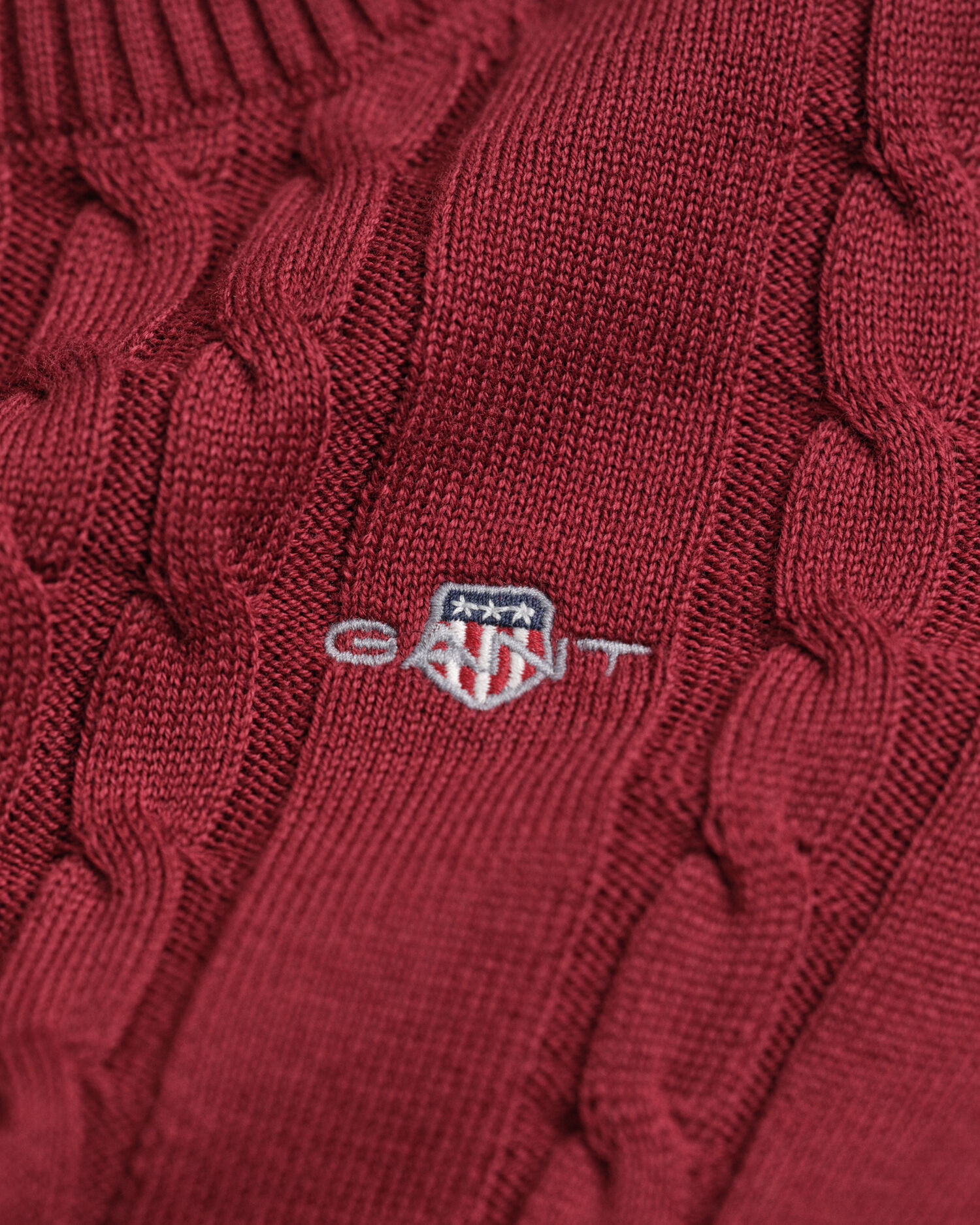 Vestido em malha entrançada de algodão Girls