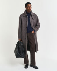 Camisola de malha Nepps com botões parciais em mistura de lã