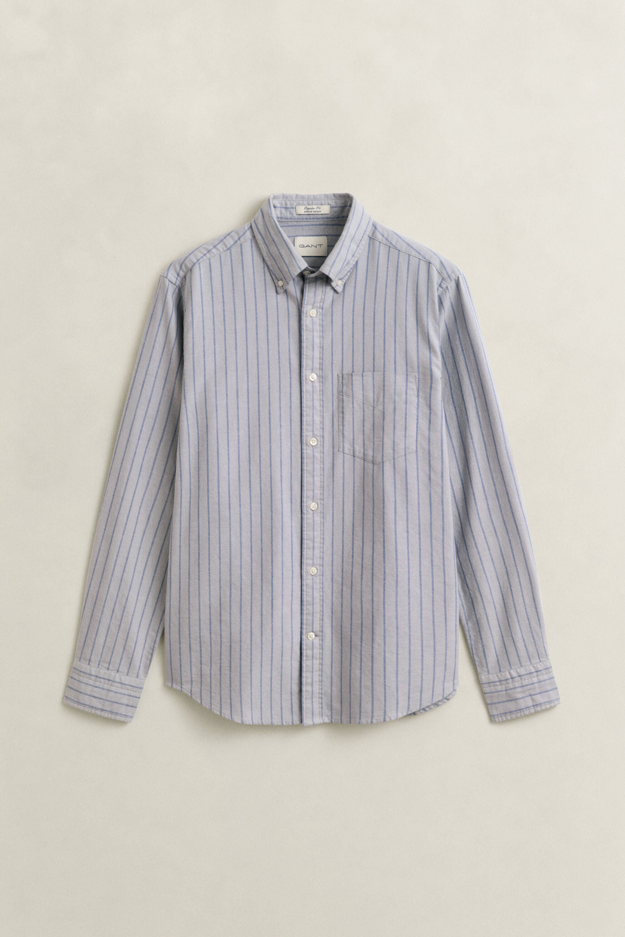 Camisa Oxford às riscas Classic
